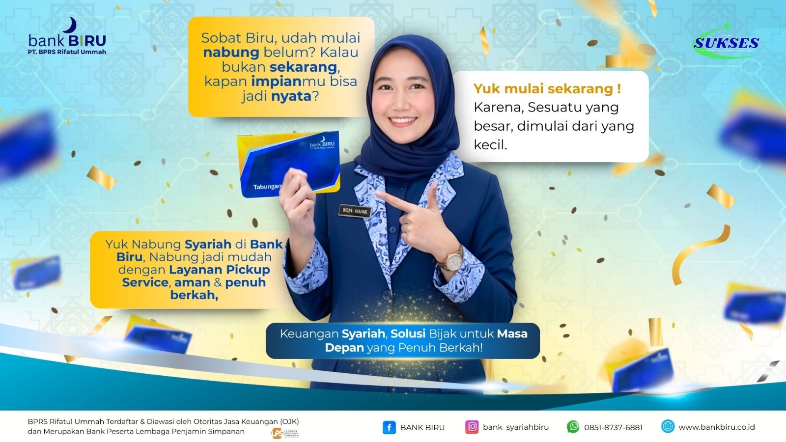 Bank Biru - Sukses Melesat